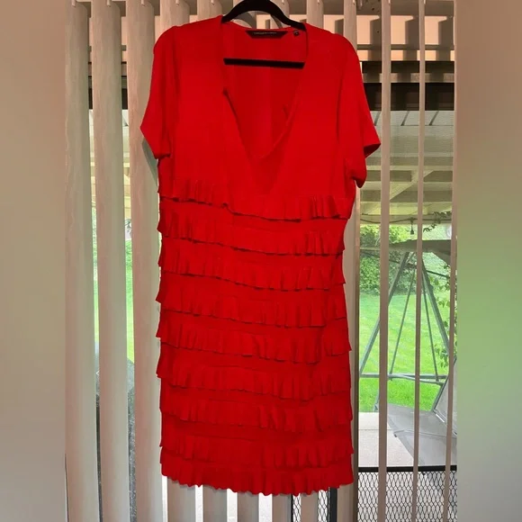 Colleen Lopez Empire Dress with Ruffle Tiers - Picture 2 of 9